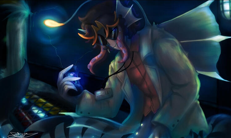 &quot;In the Depth&quot;- OC illustration (raymond)