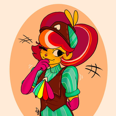 &quot;Sweet tooth&quot;- Moots oc (fanart)