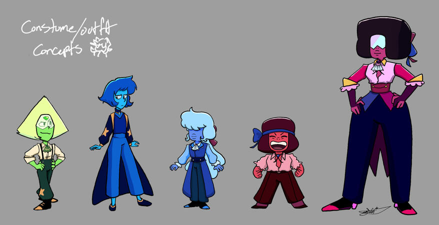 Steven Universe- Constume Concepts