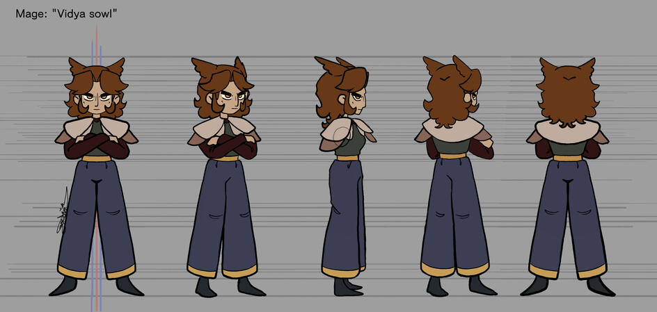 "Vidya"- Turnaround (without cape)