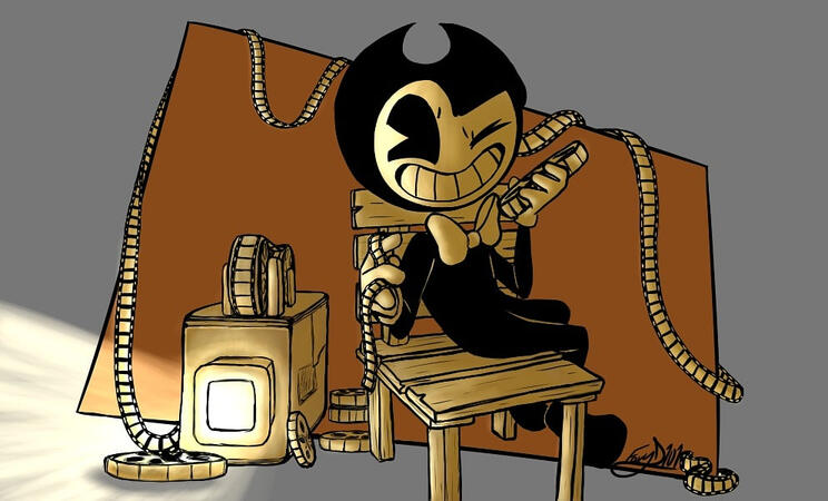 &quot;Behind the film&quot;- Bendy and the Ink Machine Fanart