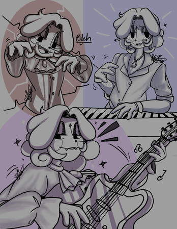 Rosa Time- Oc band art