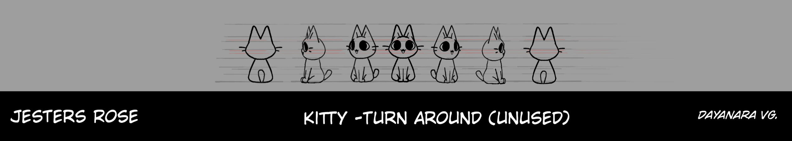 &quot;Jesters Rose&quot;- Kitty Turn-around (unused)