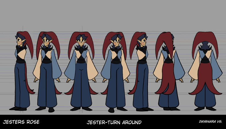 &quot;Jesters Rose&quot;- Jester Turn-around