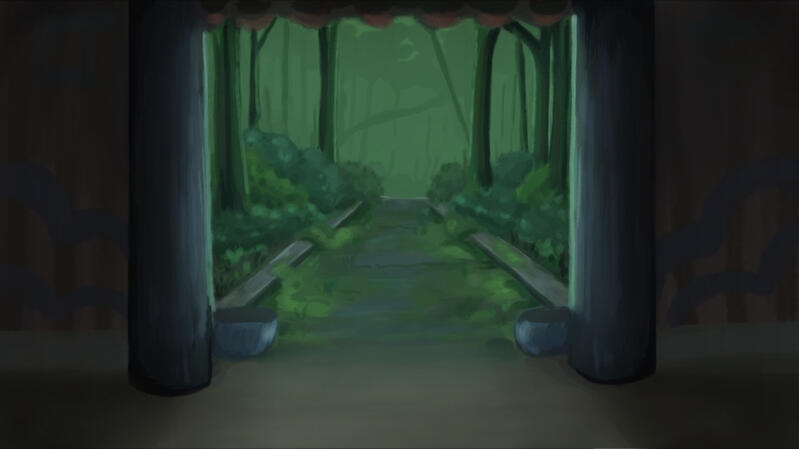 &quot;A Little Rain&quot;- BG 5 (shrine inside pov)