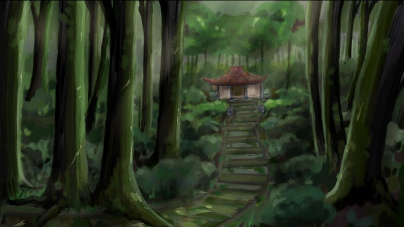 "A Little Rain"- BG 2 (Shrine in Forest)