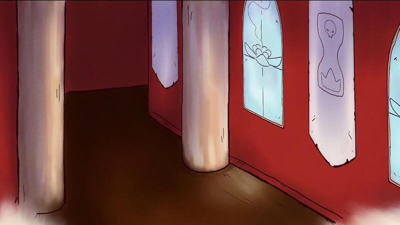 &quot;Jesters Rose&quot;- Hall Angle view