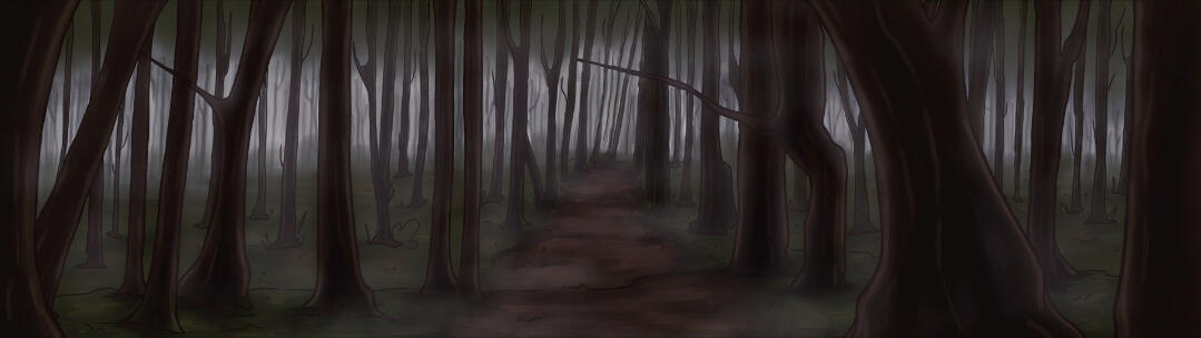 "Between the Woods"- Forest path