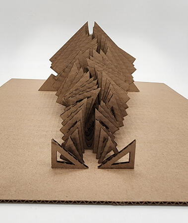 &quot;Shakey path&quot;-Parallel planes project- cardboard