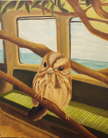&quot;Natures ride&quot;- Oil painting