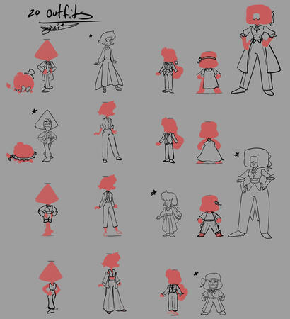 Steven Universe: Outfit Concepts