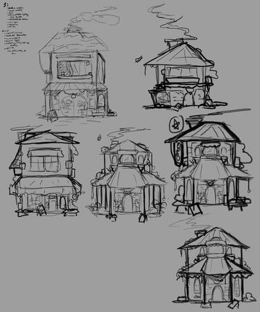 "Vidya"- Shop Concept sketches