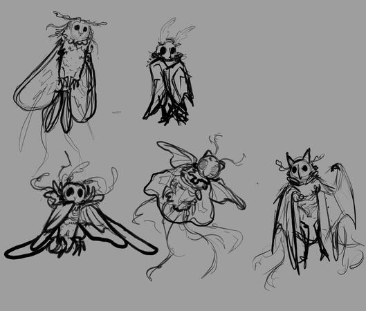 Creature: &quot;Mothettle&quot; concept sketches